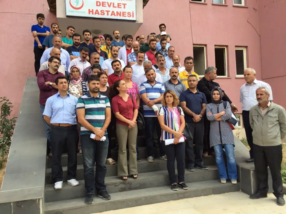 KIZILTEPE DEVLET HASTANESİNDE YEMEK BOYKOTU