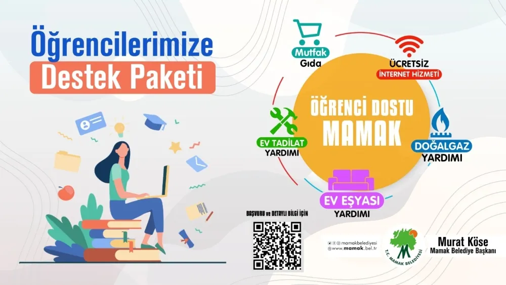 Mamak Belediyesinden üniversiteliler için destek başvurularını başlattı.