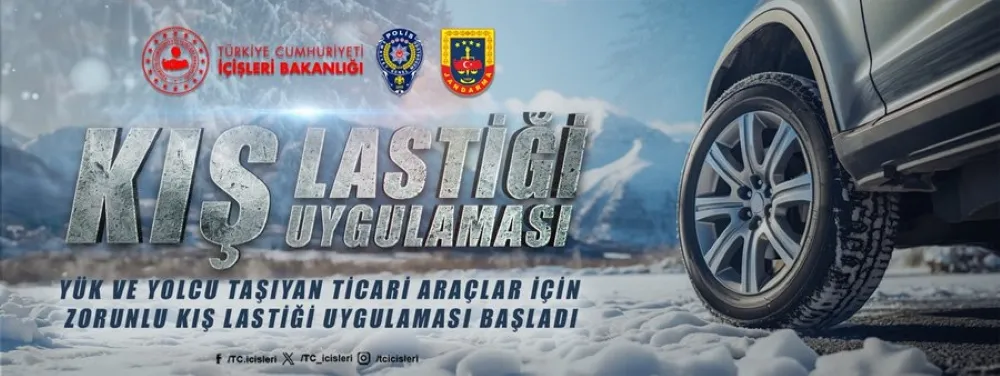  Ticari Araçlar İçin Zorunlu Kış Lastiği Uygulaması 1 Aralık’ta Başlayacak