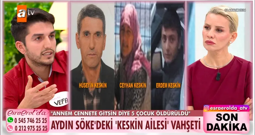 Esra Erol’un gündeme getirdiği Keskin ailesinde yaşananlar kan dondurdu.