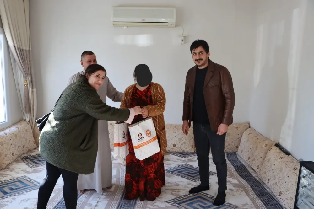 Kızıltepe Belediyesinden Kırsal mahallelerdeki engellilere ziyaret
