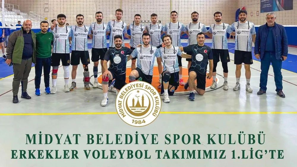 Midyat Belediyespor Erkek Voleybol Takımı 1. Lig’de