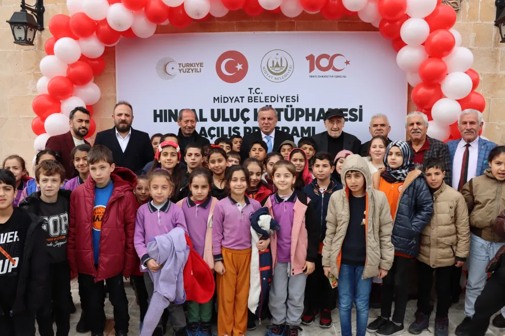 Midyat’ta Gazeteci Yazar Hıncal Uluç adına Kütüphane açıldı