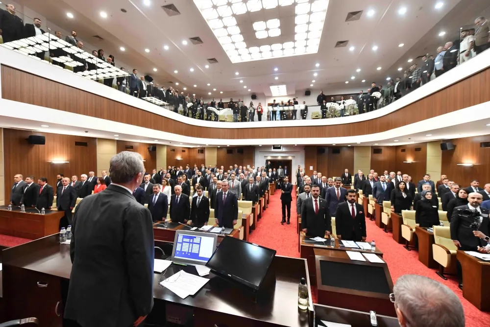 ANKARA BÜYÜKŞEHİR BELEDİYESİNDE YENİ DÖNEMİN İLK MECLİS TOPLANTISI YAPILDI