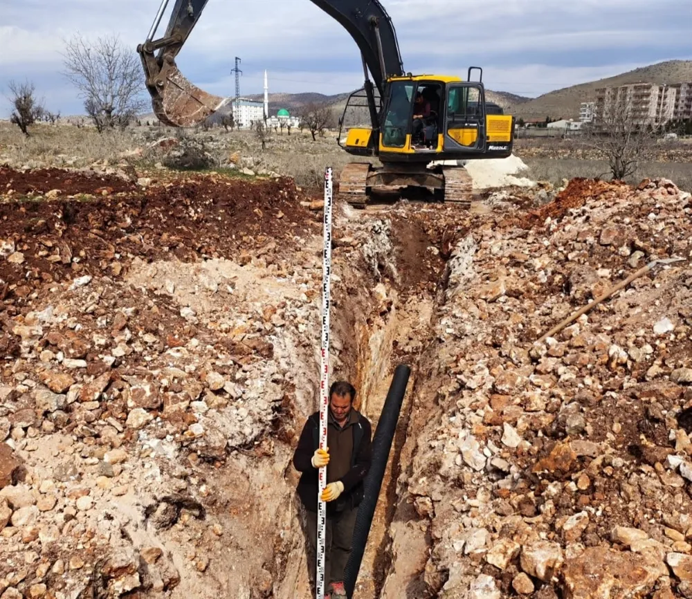 Dargeçit İlçesi Bahçebaşı Mahallesine Kanalizasyon Hattı Döşendi