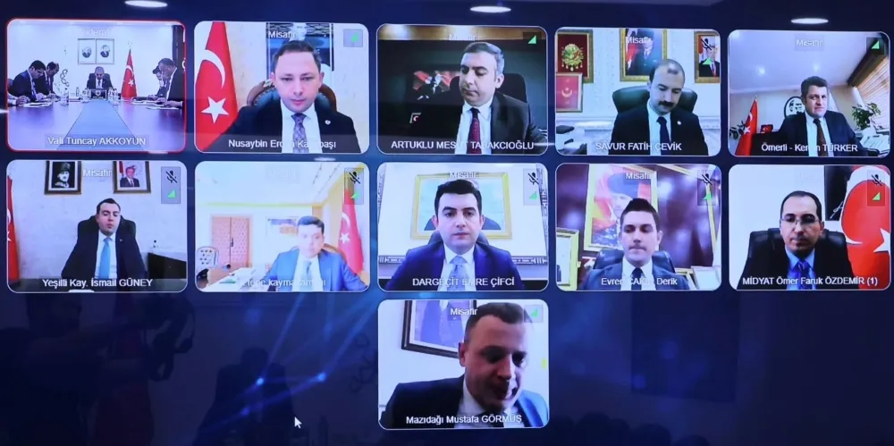 MARDİN VALİSİ TUNCAY AKKOYUN BAŞKANLIĞINDA KURBAN BAYRAMINDFA ALINACAK TEDBİRLER KONUŞULDU