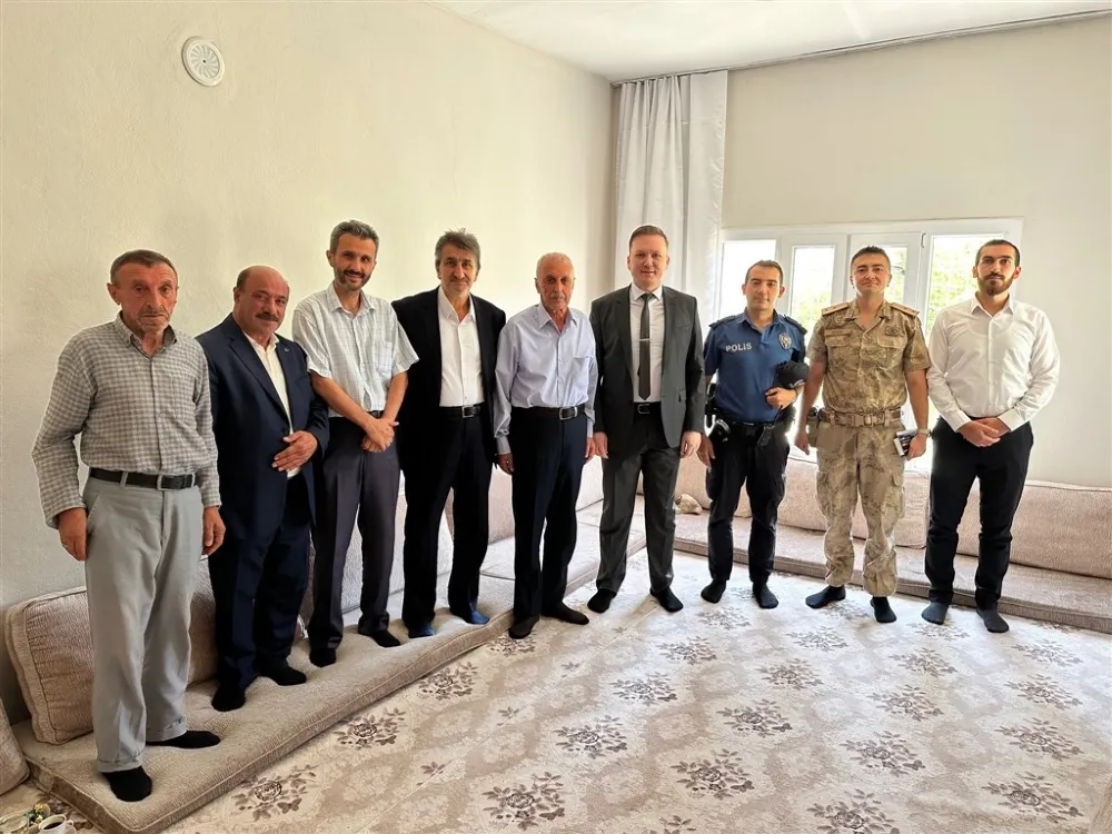 Yeşilli İlçe Kaymakamı KILIÇ  Gaziler  ve ailelerini ziyaret etti.