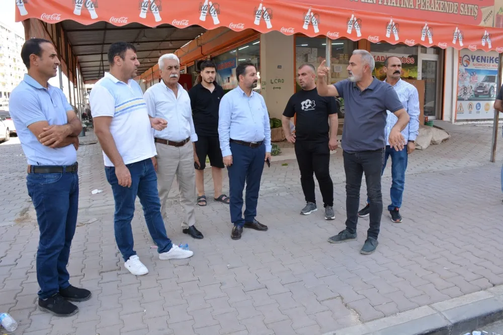 Kızıltepe İlçesinde Yeni yol ve yerleşim alanları incelendi