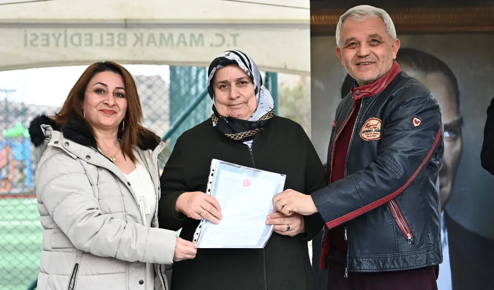Mamak Kızılcaköy Sanayi Sitesinde Tapu Sevinci