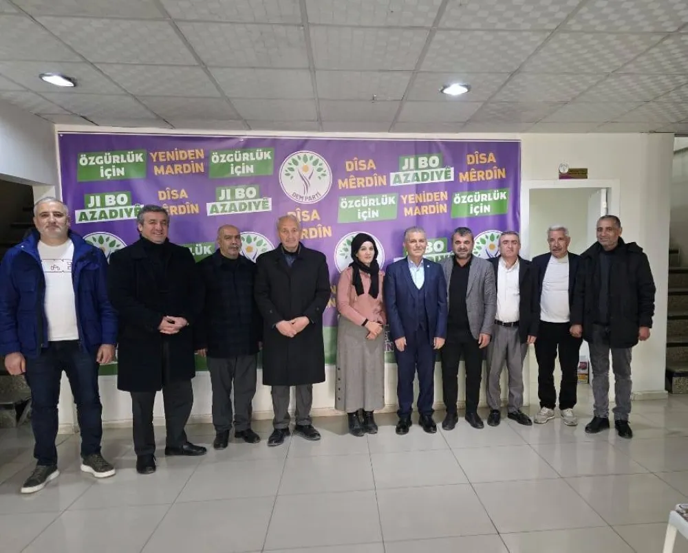 MTDF  HEYETİNDEN  MARDİN SİYASİ PARTİ İL BAŞKANLIKLARINA ZİYARET
