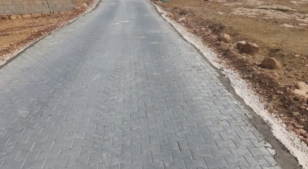 Kızıltepe İlçesi Hacı Hasan ve Damlalı Mahallelerinde Yol Çalışması Tamamlandı