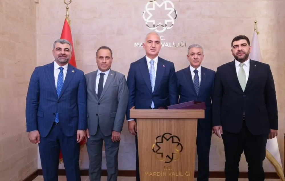 Kültür ve Turizm Bakanı Mehmet Nuri Ersoy,Mardin Valiliğini Ziyaret Etti.
