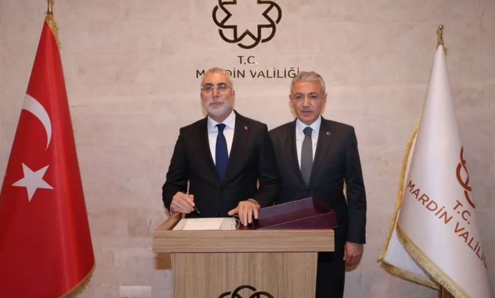 ÇALIŞMA BAKANI IŞIKHAN MARDİN VALİLİĞİNİ ZİYARET ETTİ