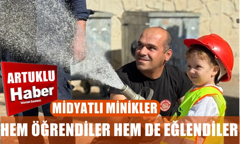 MİDYATLI MİNİKLERE İTFAİYEDEN FARKINDALIK EĞİTİMİ