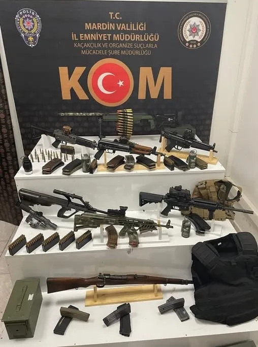 MARDİN EMNİYETİNDEN SİLAH KAÇAKÇILARINA AĞIR DARBE!
