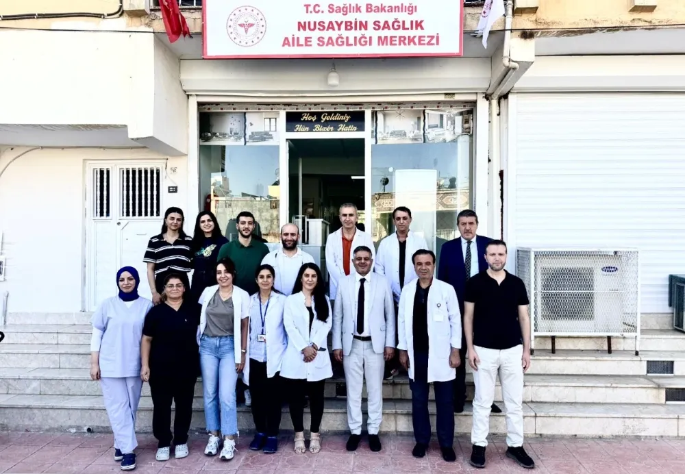 MARDİN İL SAĞLIK MÜDÜRÜ SAFFET YAVUZ NUSAYBİN İLÇESİNDE ZİYARETLERDE BULUNDU