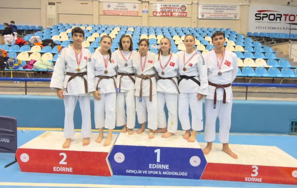 Gemlik Belediyespor Judo Takımı Edirne’de Madalyaları Topladı