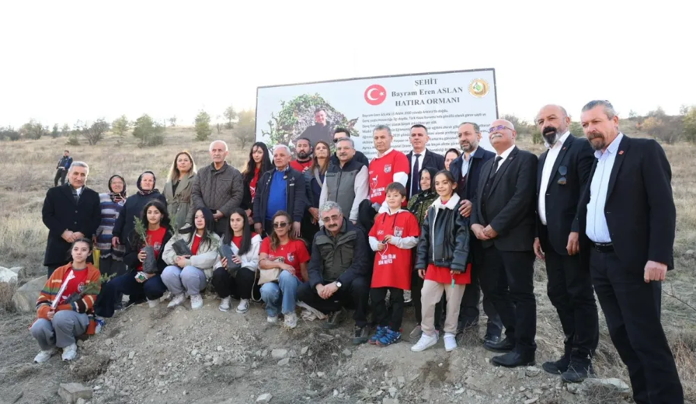 Şehit Bayram Eren Arslan Anısına Mamak’ta Hatıra Ormanı