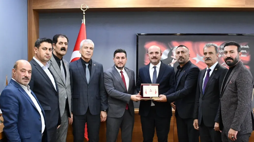 Mardin Muhtarlar Federasyonundan Artuklu Kaymakamı Muhammet Özdabak