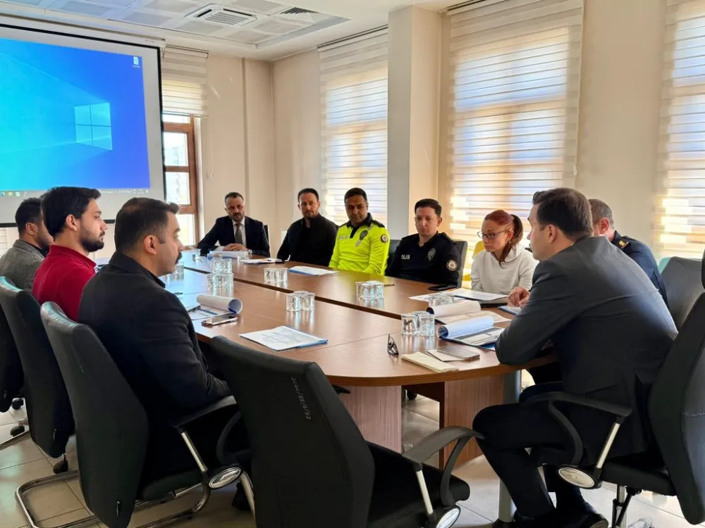 MİDYAT İLÇESİNDE GÜVENLİK TOPLANTISI