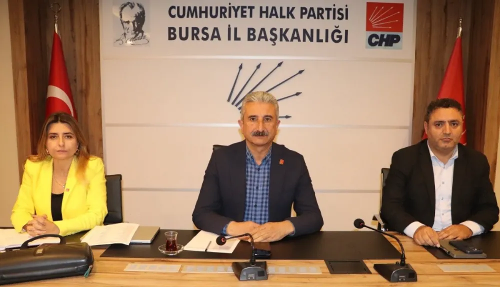CHP Bursa İl Yönetiminde  görev dağılımı yapıldı