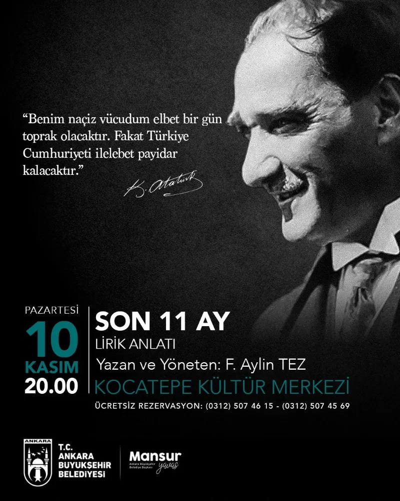 BAŞKENT ATA’SINI ANIYOR