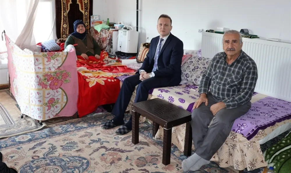 Yeşilli İlçe Kaymakamı  KILIÇ, Engelli Vatandaşları  Evlerinde Ziyaret  Etti