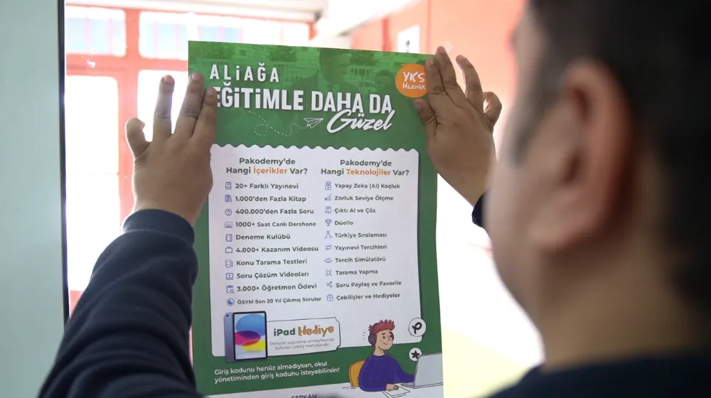 Aliağa Belediyesi’nden Üniversiteye Hazırlanan Gençlere Destek