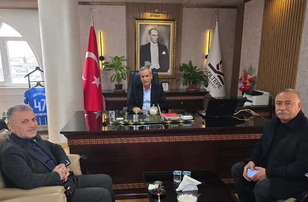 MTDF VE KIZILTEPE ZAHİRECİLER DERNEĞİ BAŞKANI ÖTER,KIZILTEPE BELEDİYE BAŞKANI İPEK