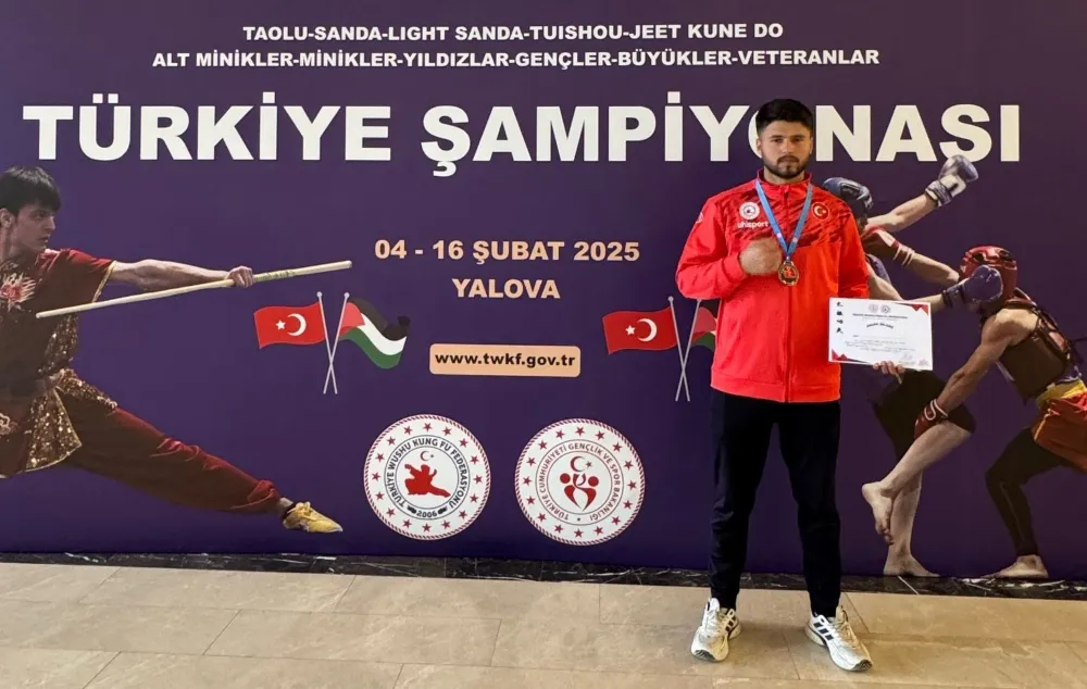 Türkiye Şampiyonasında MAÜ Öğrencisinden Altın Madalya 