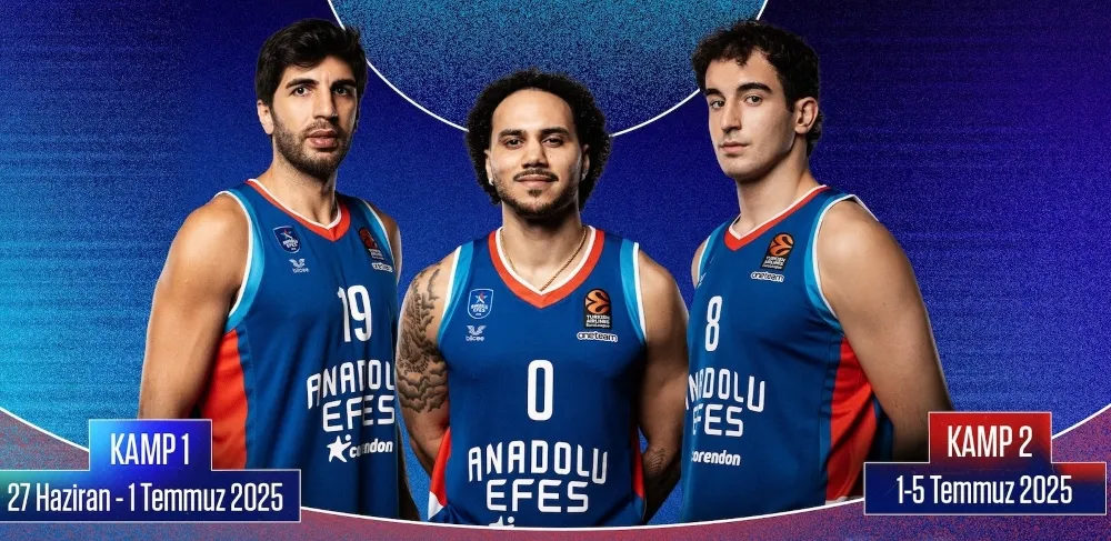ANADOLU EFES SPOR KULÜBÜ BASKETBOL YAZ KAMPLARI’NIN 2025 YILI KAYITLARI BAŞLADI