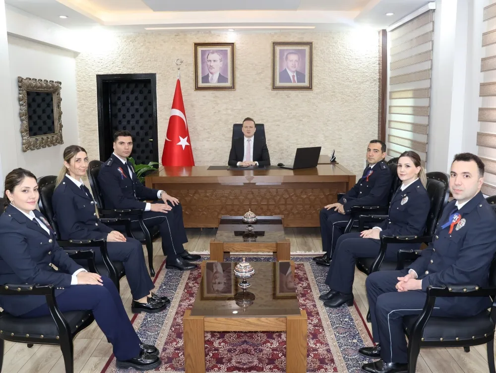 POLİS HAFTASINDA YEŞİLLİ KAYMAKAMI MEHMET SADIK KILIÇ