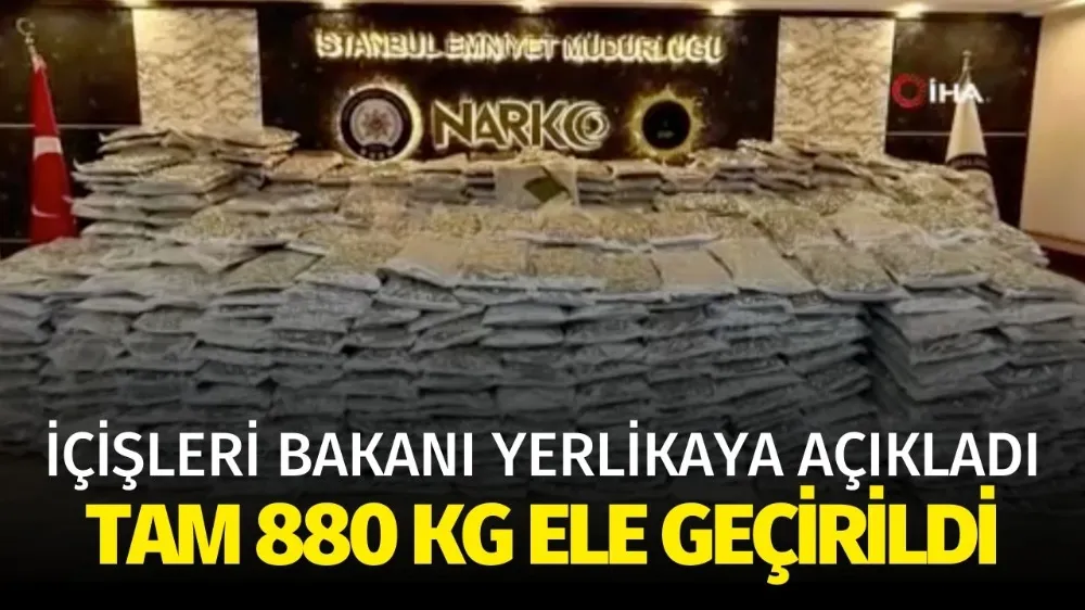 İstanbul Başakşehir’de 880 Kg Uyuşturucu Madde Ele Geçirildi