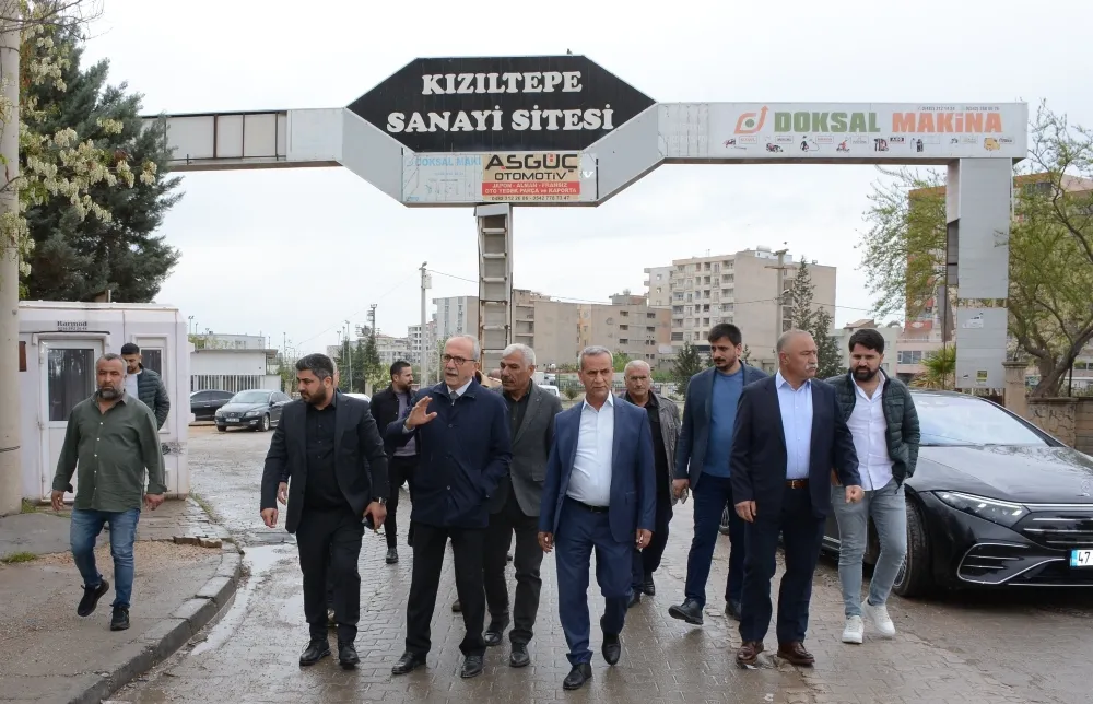 Kızıltepe Belediye Başkanı İpek’ten Sanayi Sitesi Esnafına Ziyaret