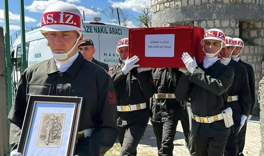 MARDİNLİ KIBRIS GAZİSİ SON YOLCULUĞUNA UĞURLANDI