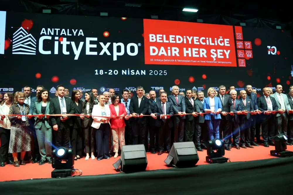 10. ANTALYA ŞEHİRCİLİK VE TEKNOLOJİLERİ FUARI AÇILDI