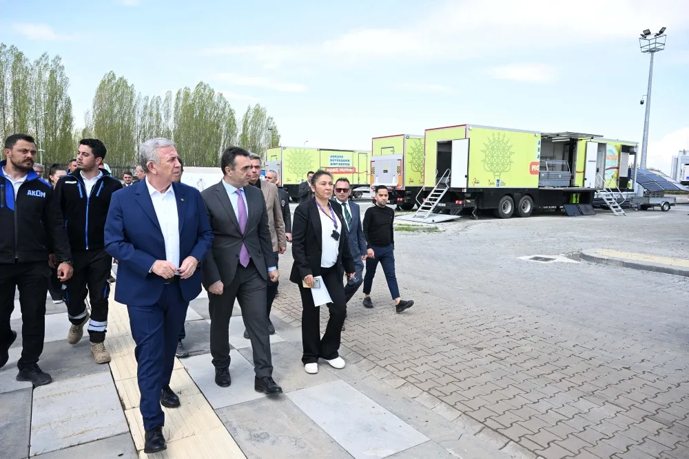 MANSUR YAVAŞ, AFET EĞİTİM VE LOJİSTİK MERKEZİ’Nİ HİZMETE AÇTI