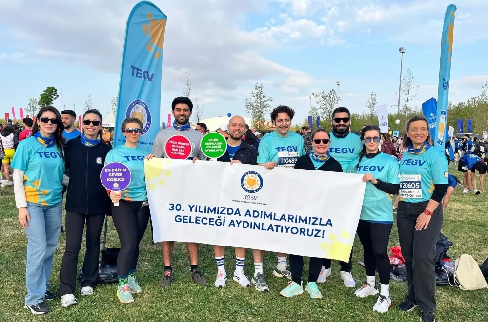 TEGV, 20. İstanbul Yarı Maratonu koşouldu.
