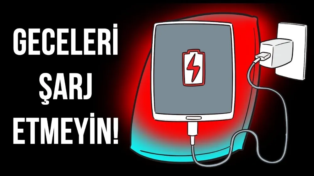 Dikkat! Telefonu gece boyunca şarjda bırakmak yangın riski taşıyor! 