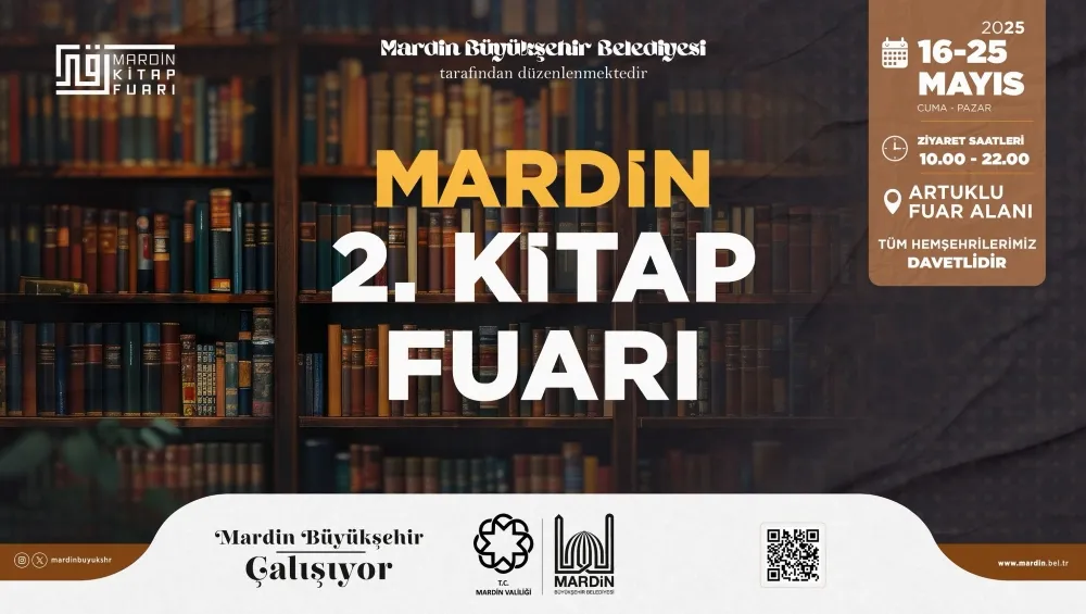 Mardin 2. Kitap Fuarı Kapılarını Açıyor