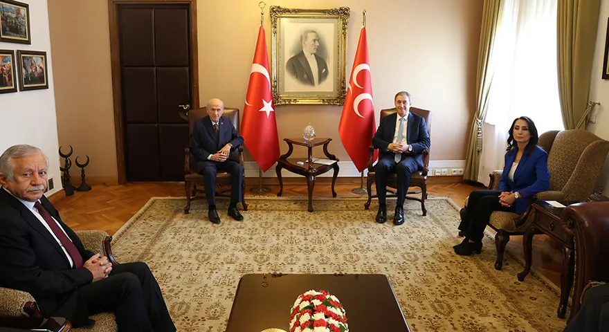 MHP GENEL BAŞKANI BAHÇELİ, DEM PARTİ HEYETİYLE GÖRÜŞTÜ