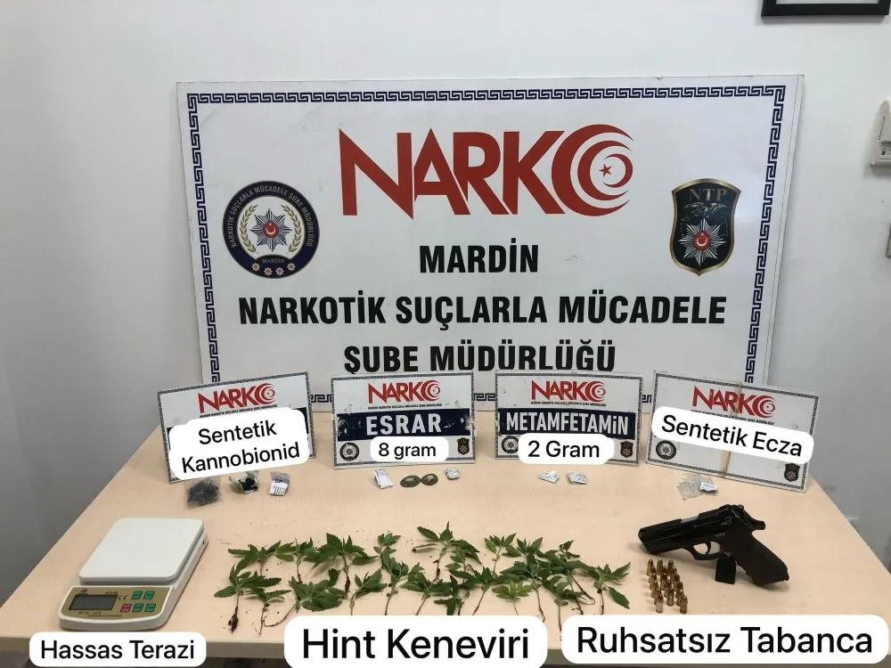 Mardin Narkotik Şubeden Torbacılara Operasyon