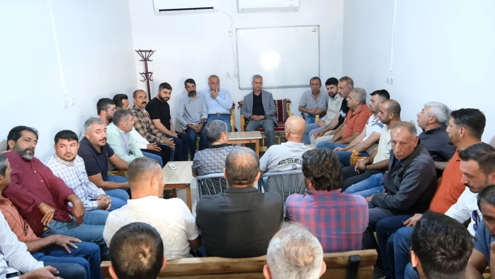 Kızıltepe  Belediye Başkanı  İpek, Belediye Garajında İşçilerle Buluştu