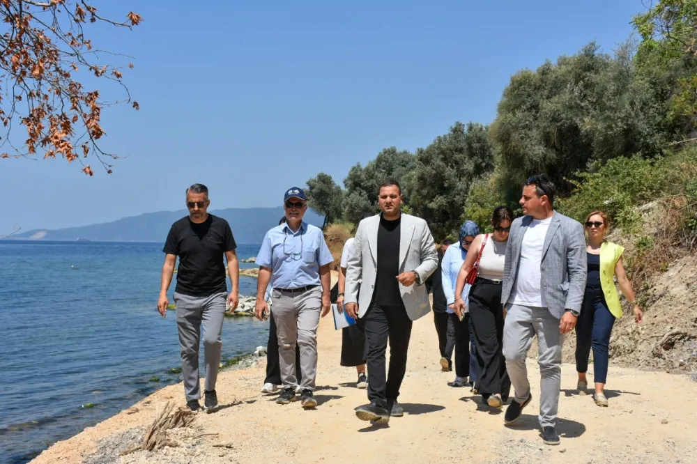 Gemlik Yeni Sahil Yolunda Çalışmalar İlerliyor