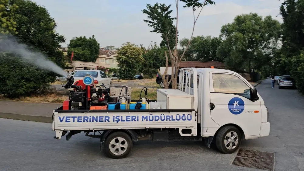KÜÇÜKÇEKMECE BELEDİYESİ SİVRİSİNEKLERE KARŞI ALARMDA!