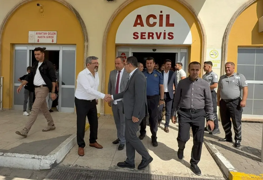 MİDYAT KAYMAKAMI ÖZDEMİR^DEN GÖREV BAŞINDAKİ PERSONELE BAYRAM ZİYARETİ