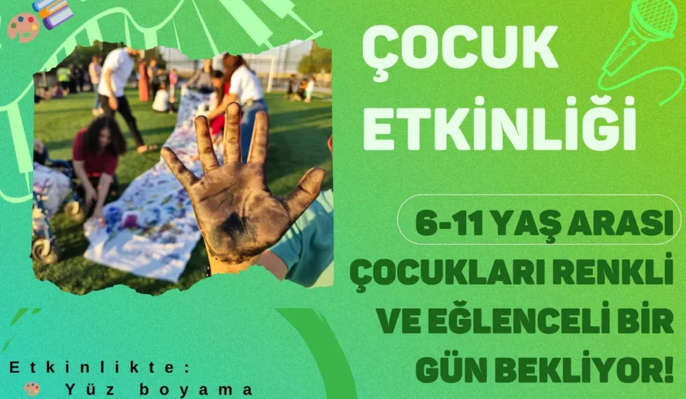 KIZILTEPE BELEDİYESİNDEN ÇOCUKLAR İÇİN RENKLİ ETKİNLİK