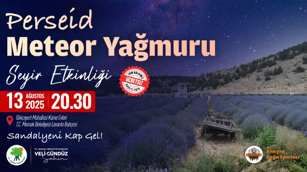 Perseid Meteor Yağmuru Mamak’ta Gözlemlenecek