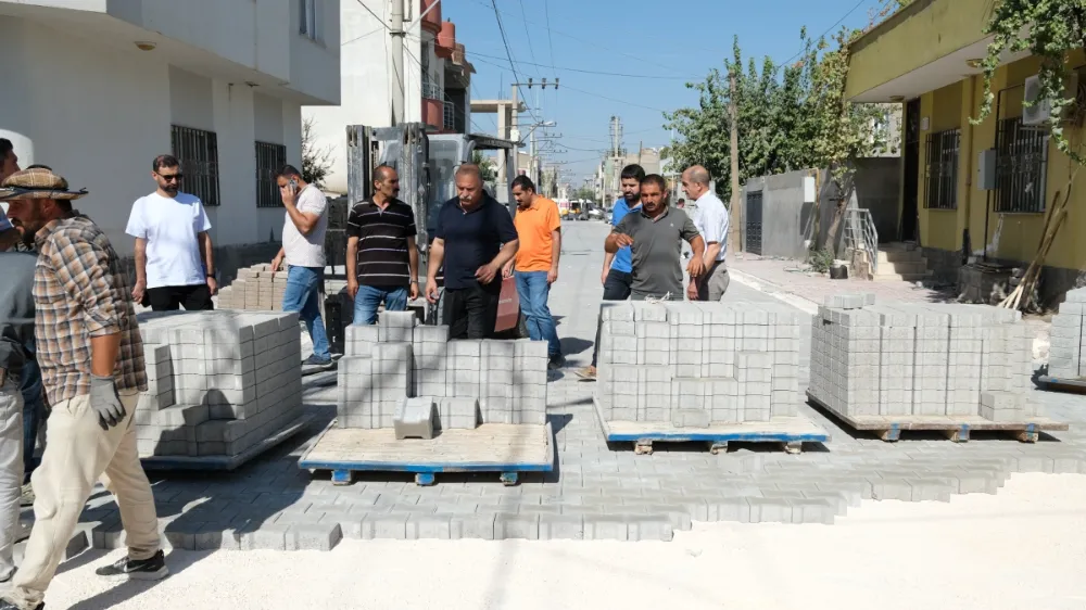 Kızıltepe İlçesine 700 Bin Metrekare Parke Döşeniyor