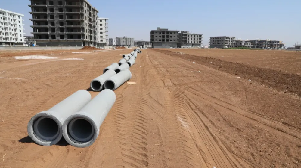 Kızıltepe Turgut Özal Mahallesi’nde 12 Bin Metrelik Atıksu Çalışmaları Devam Ediyor